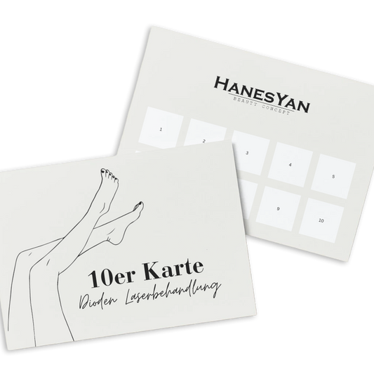 10er-Karte für Behandlungen mit einem Diodenlaser